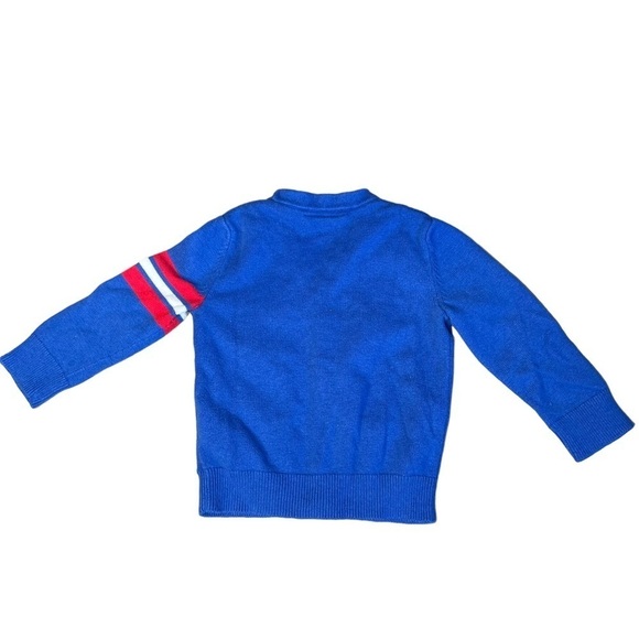 Star Wars GAP Kids Boys' Button Down Cardigan Sweater Size 3 R2D2 Blue Red - Picture 2 of 6